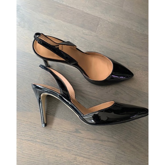 Ava & Aiden | Patent Leather Slingback Heels - Picture 7 of 11